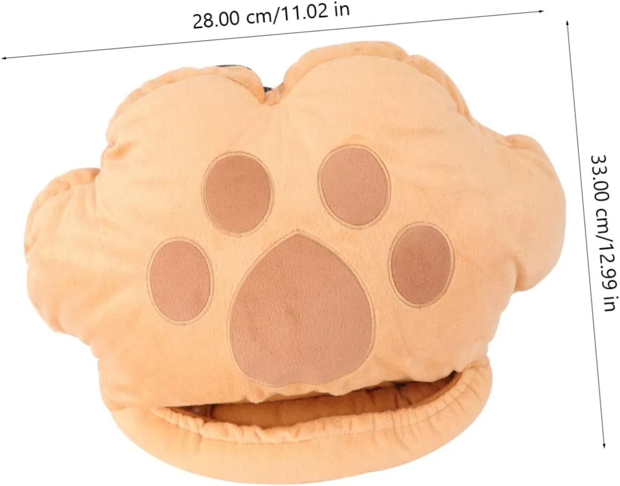 1 PC USB Foot Warmer Portable Table Electric Table Plush Slippers Fuzzy House Slippers Plush Foot Warmer