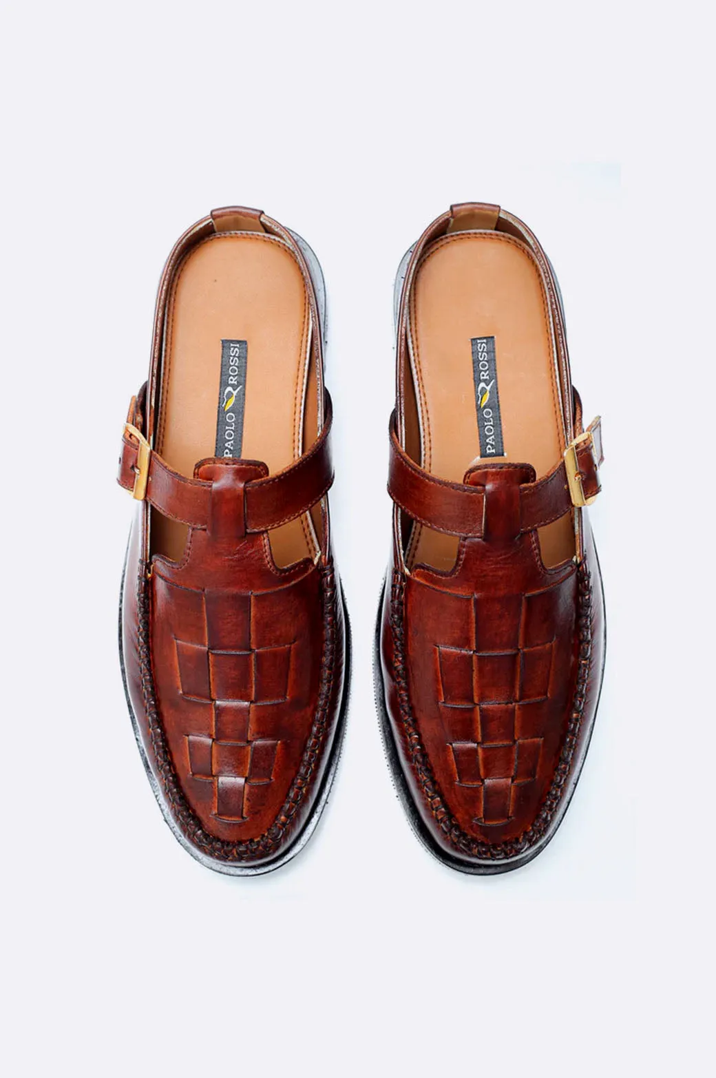 3128 BRA Brown Patina Mules