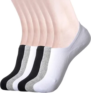6 Pairs Ankle Low Socks No Womens Compression Socks Breathable Causal Show Soft Non Slip Socks Liner Cut Cotton Sock Slippers