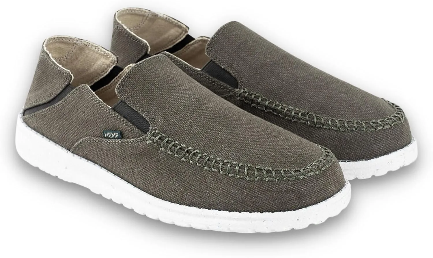8000Kicks SunSlide Hemp Slides for Women, Grey, Size 9, Water Resistant, Breathable, Comfortable, Durable, Sustainable