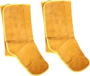 ABOOFAN 1 Pair Welding Foot Covers Protective Shoe Covers for Welders Heat Design Comfortable Fit for Welding Work Scald Abrasion Resistant