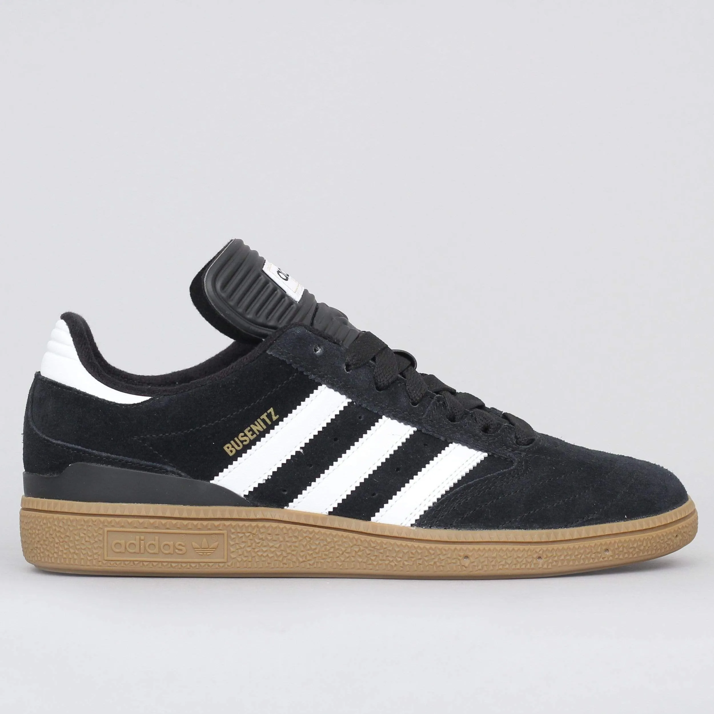 adidas Busenitz Shoes Black / Running White / Metallic Gold