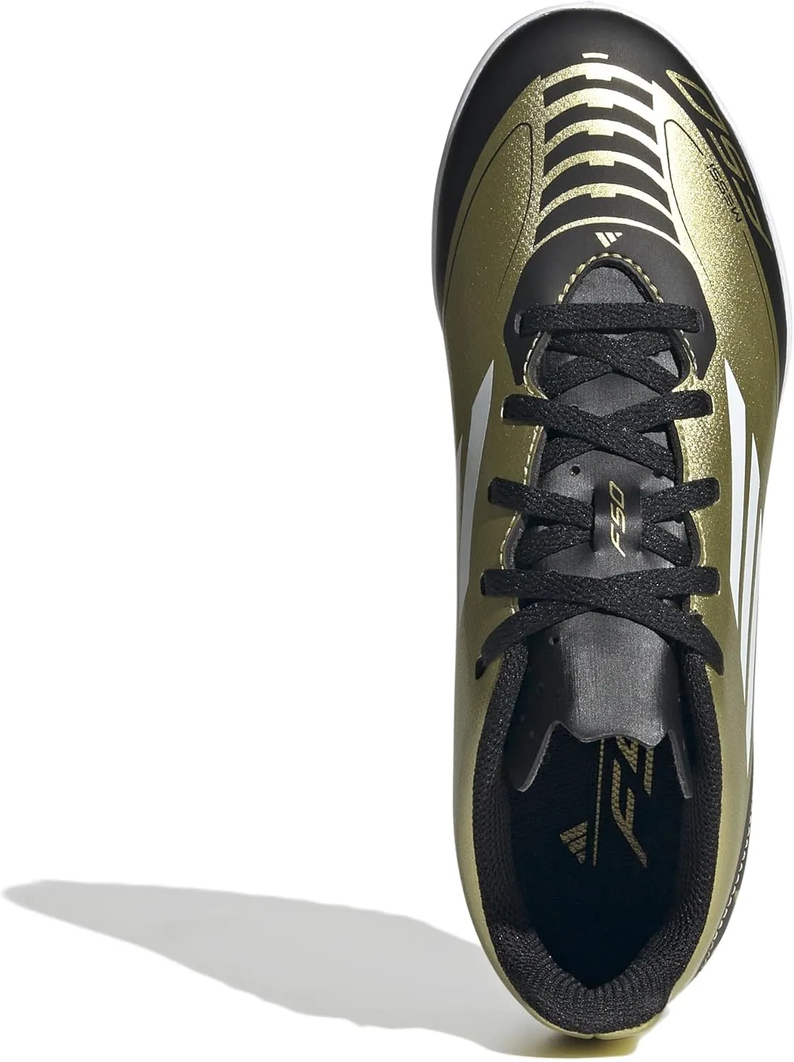 Adidas F50 Futsal Shoes, Junior Kids, Messi Club, TF, Boys, Girls, 6.7 - 9.6 inches (17 - 24.5 cm)