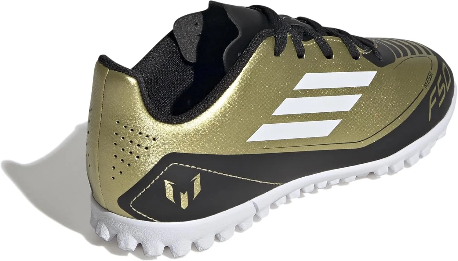 Adidas F50 Futsal Shoes, Junior Kids, Messi Club, TF, Boys, Girls, 6.7 - 9.6 inches (17 - 24.5 cm)