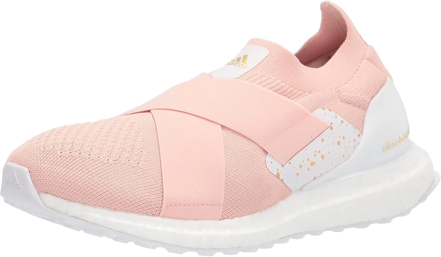 adidas Women's Ultraboost 5.0 DNA Running Shoe, Vapour Pink/Gold Metallic/White, 5