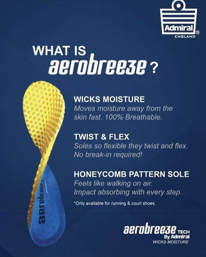 ADMIRAL Mens Aerobreeze Speeder - Lightweight running and training shoe.