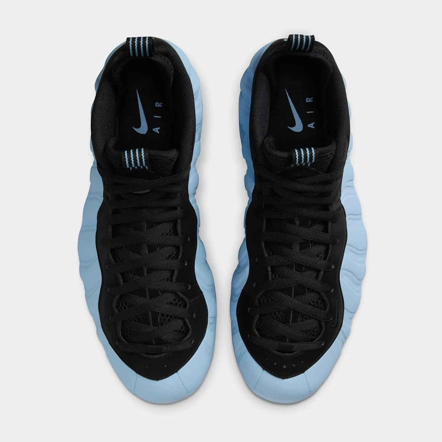 Air Foamposite One Mens Basketball Shoes (Psychic Blue/Black) (HJ6014-400, Black/Blue)