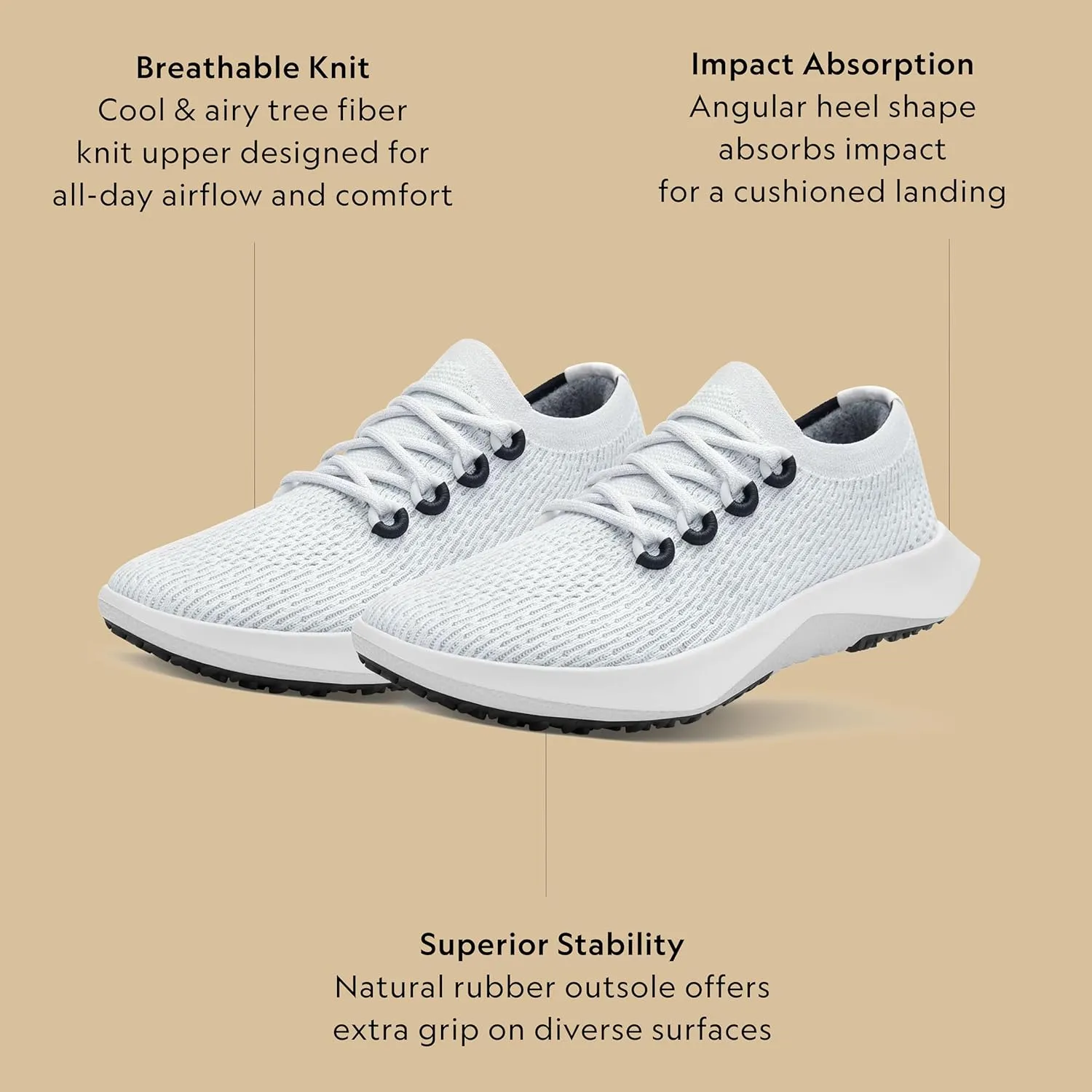 Allbirds Women's Tree Dasher 2, Active Running & Walking Sneakers