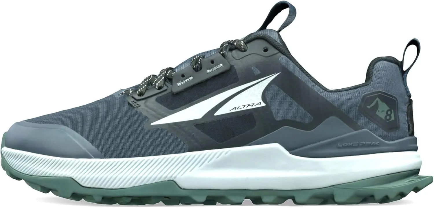 ALTRA Women's Lone Peak 8 Trail Running Shoe, Black/Gray, 9.5 Wide