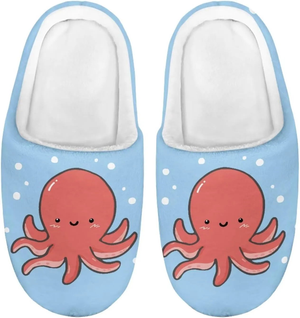 Animal Cotton Slippers for Kid Comfort Cozy Slippers Breathable Slip-On Plush Outdoor Home Non-Slip Slipper for Kids