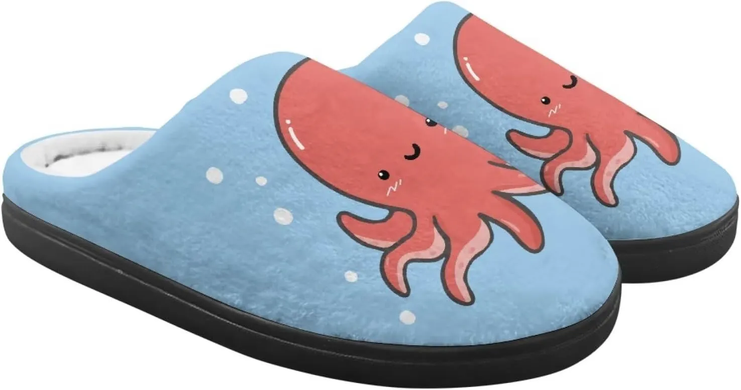 Animal Cotton Slippers for Kid Comfort Cozy Slippers Breathable Slip-On Plush Outdoor Home Non-Slip Slipper for Kids