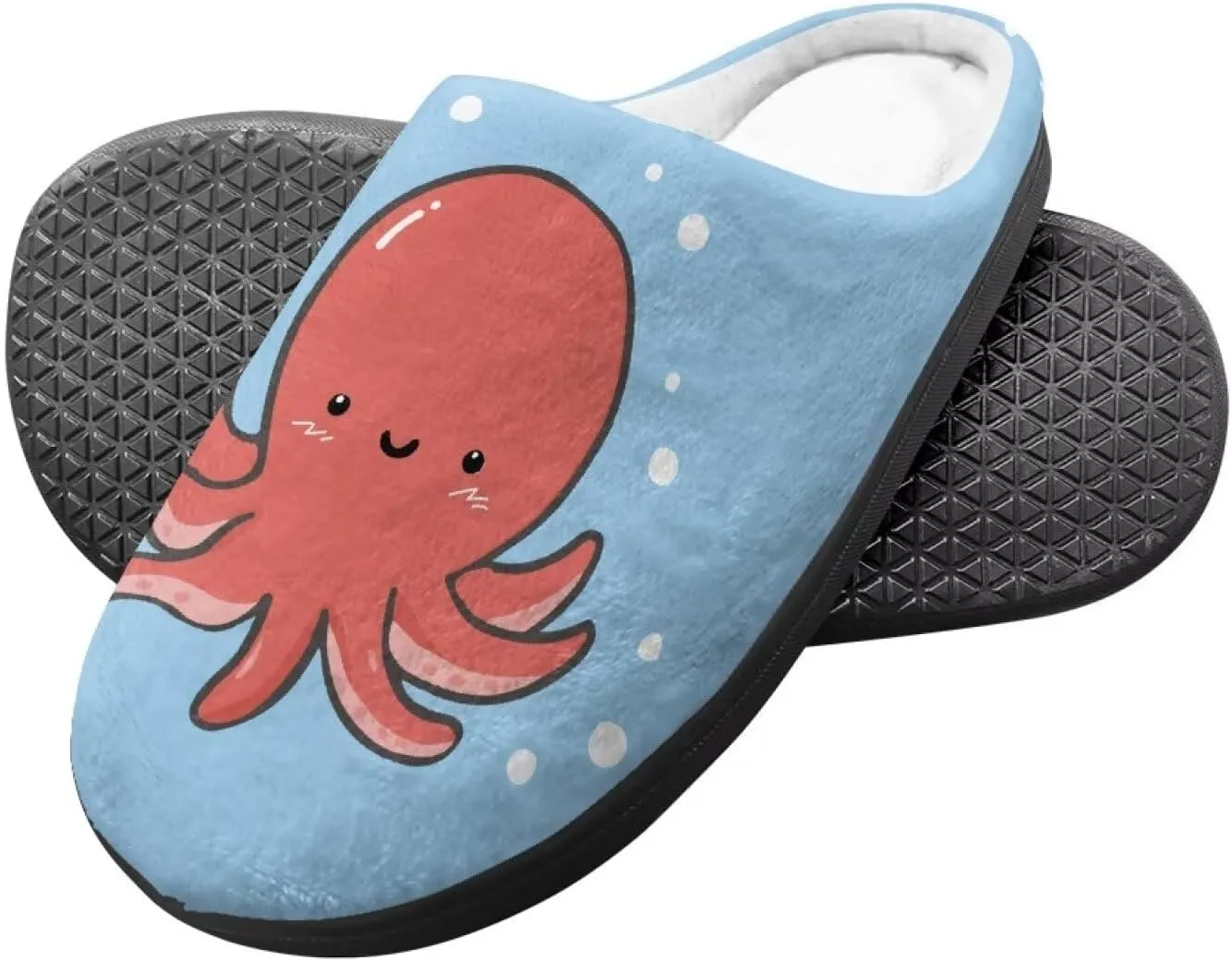 Animal Cotton Slippers for Kid Comfort Cozy Slippers Breathable Slip-On Plush Outdoor Home Non-Slip Slipper for Kids