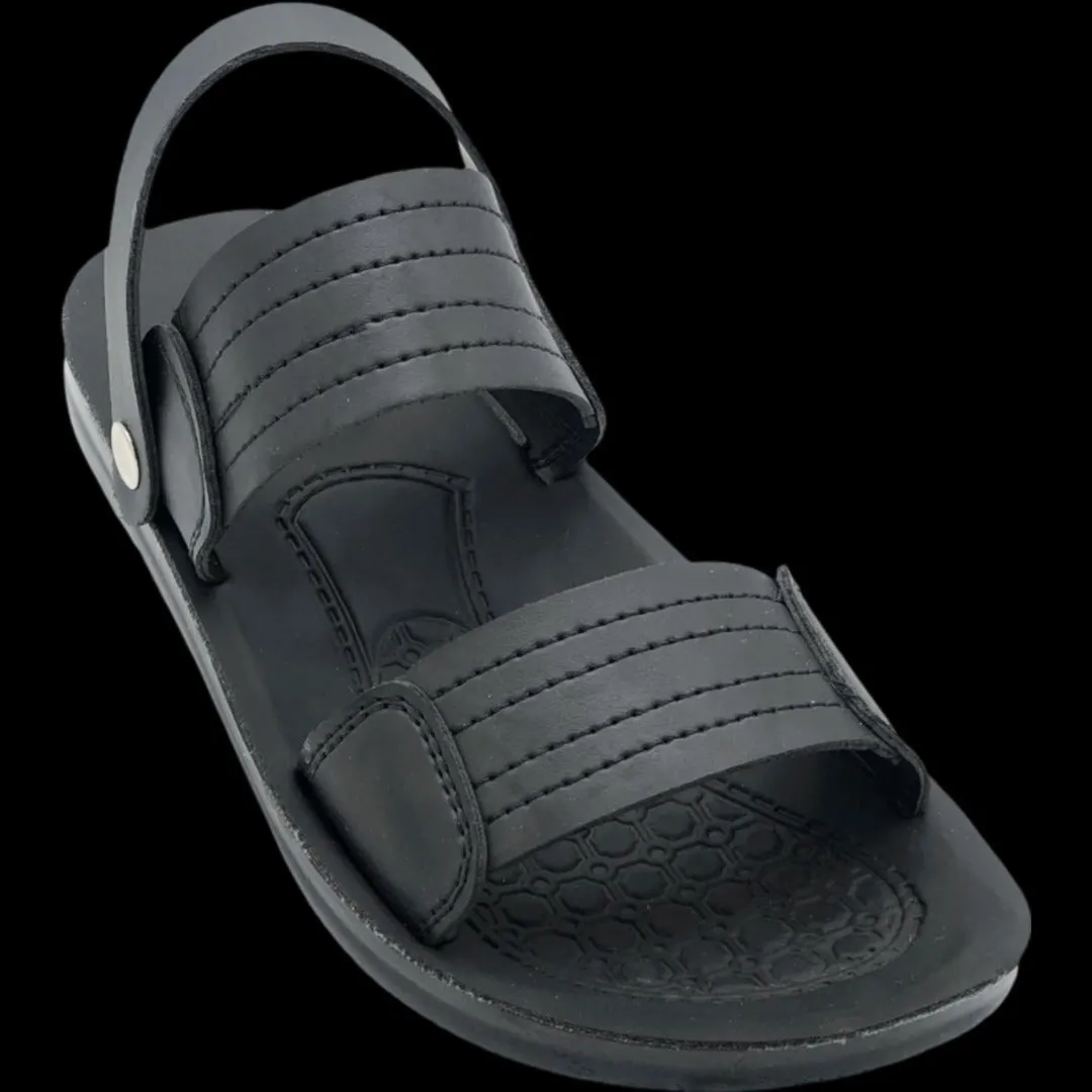 ARSFT Men's PU Slipper   Sandal - C-01