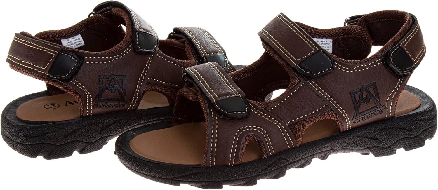 Avalanche Kids Hiking Sandals Summer Beach Outdoor Sport Sandals Boys Water Shoes Size 11-13 Little Kid 1-6 Big Kid