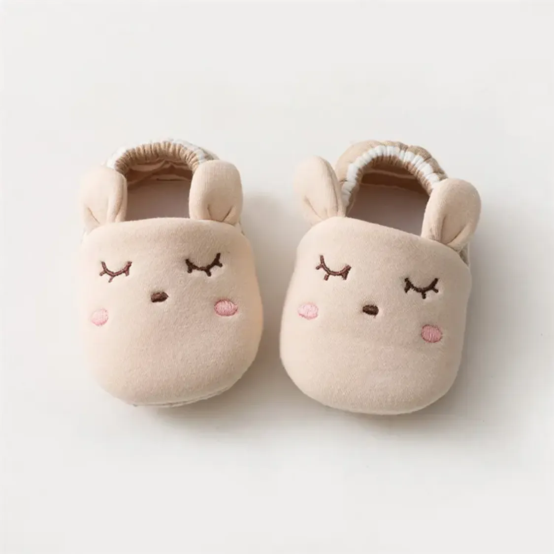 Baby Slipper Cute Animal Character Anti-Slip Baby Short Socks Gift for Newborns and Toddlers