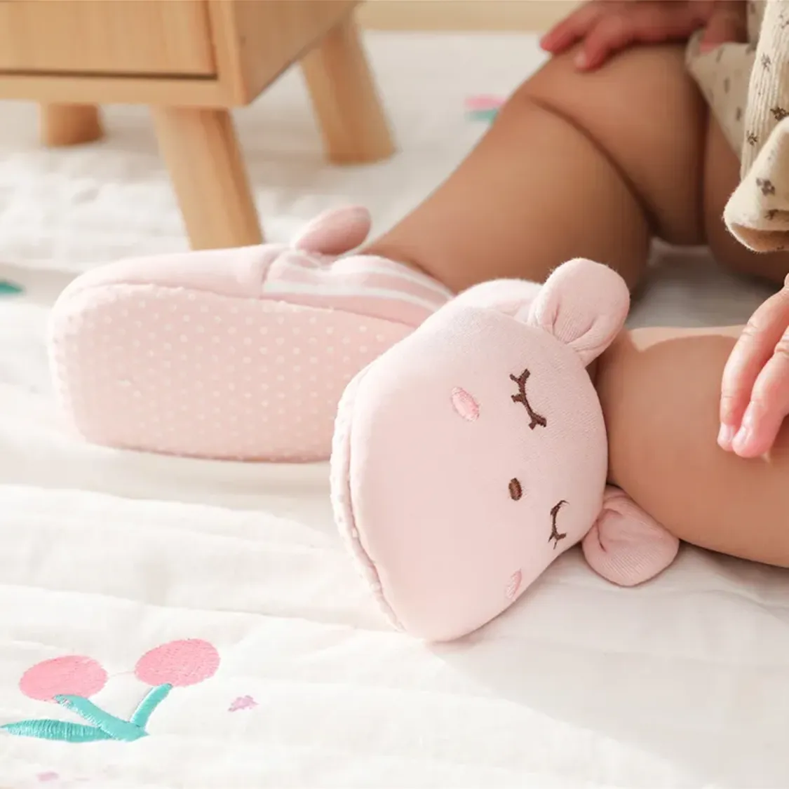 Baby Slipper Cute Animal Character Anti-Slip Baby Short Socks Gift for Newborns and Toddlers