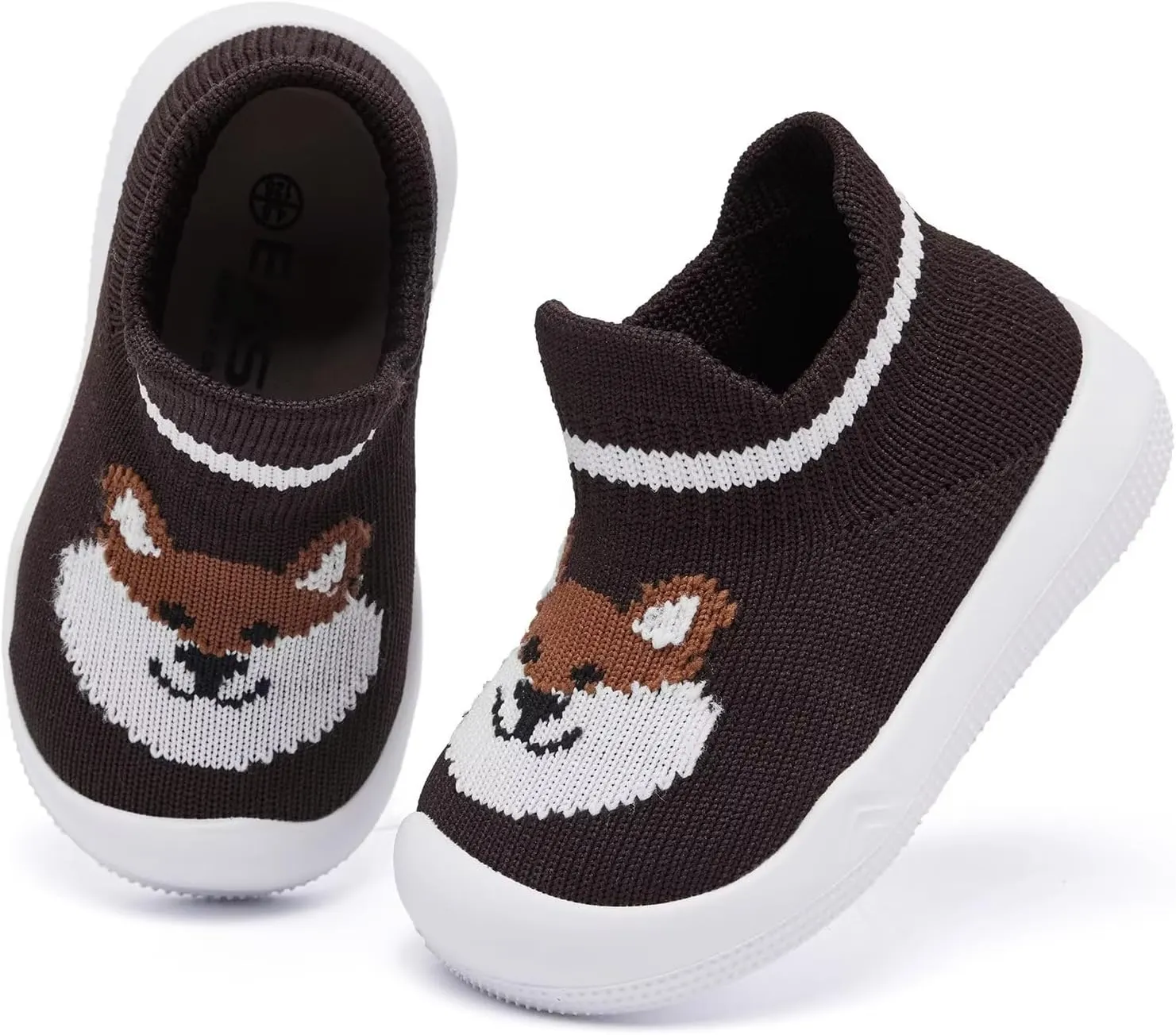 Baby Sock Shoes With Grip - Infant First Walker Shoes for Girls and Boys - Toddler Slipper Non Slip