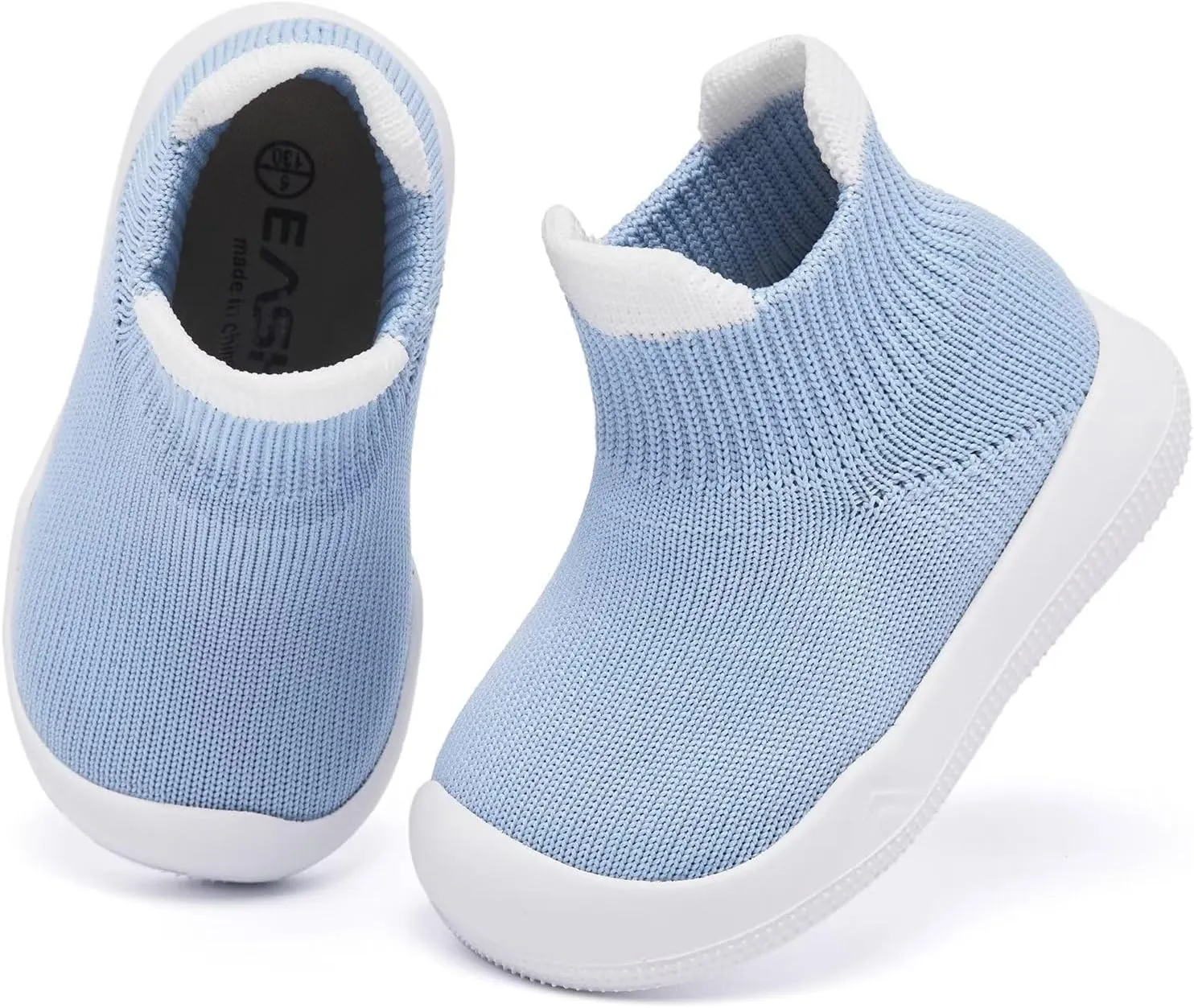 Baby Sock Shoes With Grip - Infant First Walker Shoes for Girls and Boys - Toddler Slipper Non Slip