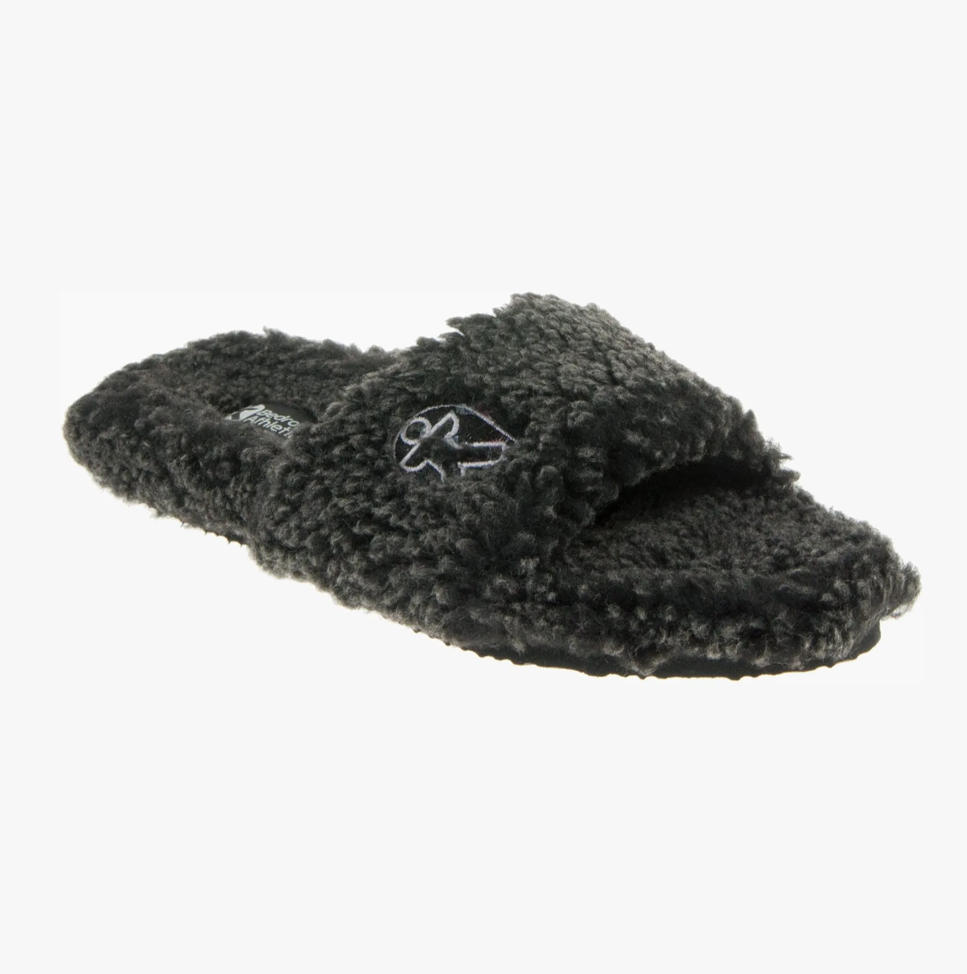 Bedroom Athletics EFRON Mens Slipper Sliders Washed Black
