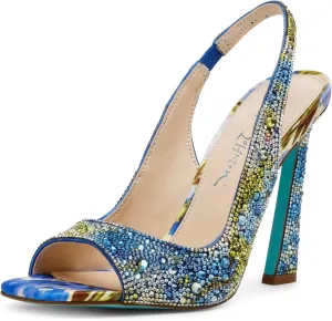 Betsey Johnson Women's Mina Heeled Sandal