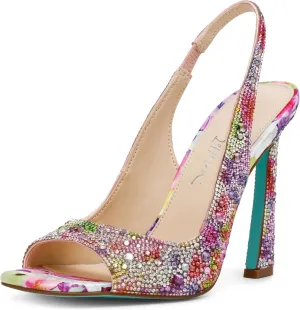 Betsey Johnson Women's Mina Heeled Sandal