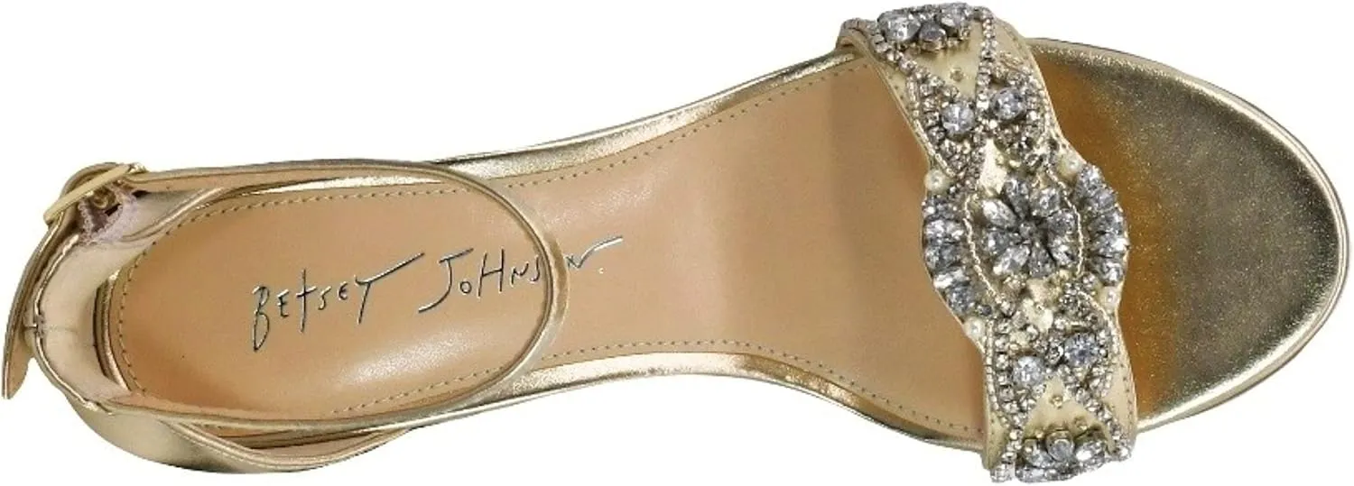 Betsey Johnson Women's Sb-Mel Heeled Sandal