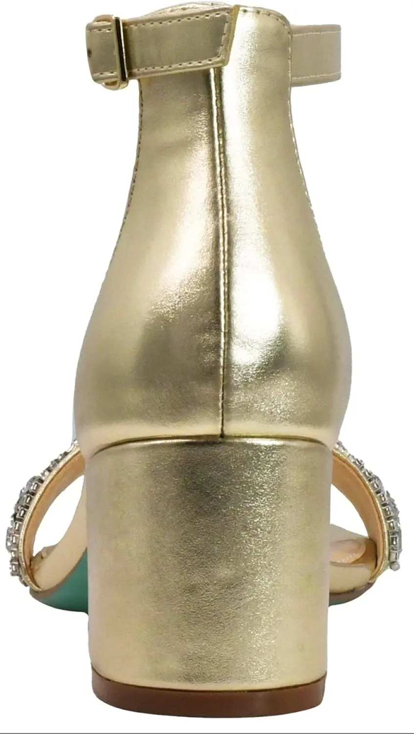 Betsey Johnson Women's Sb-Mel Heeled Sandal