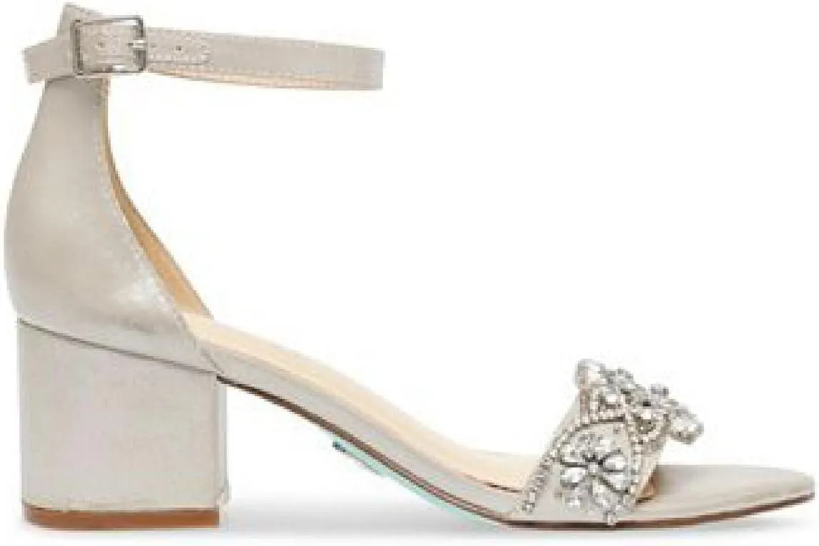 Betsey Johnson Women's Sb-Mel Heeled Sandal