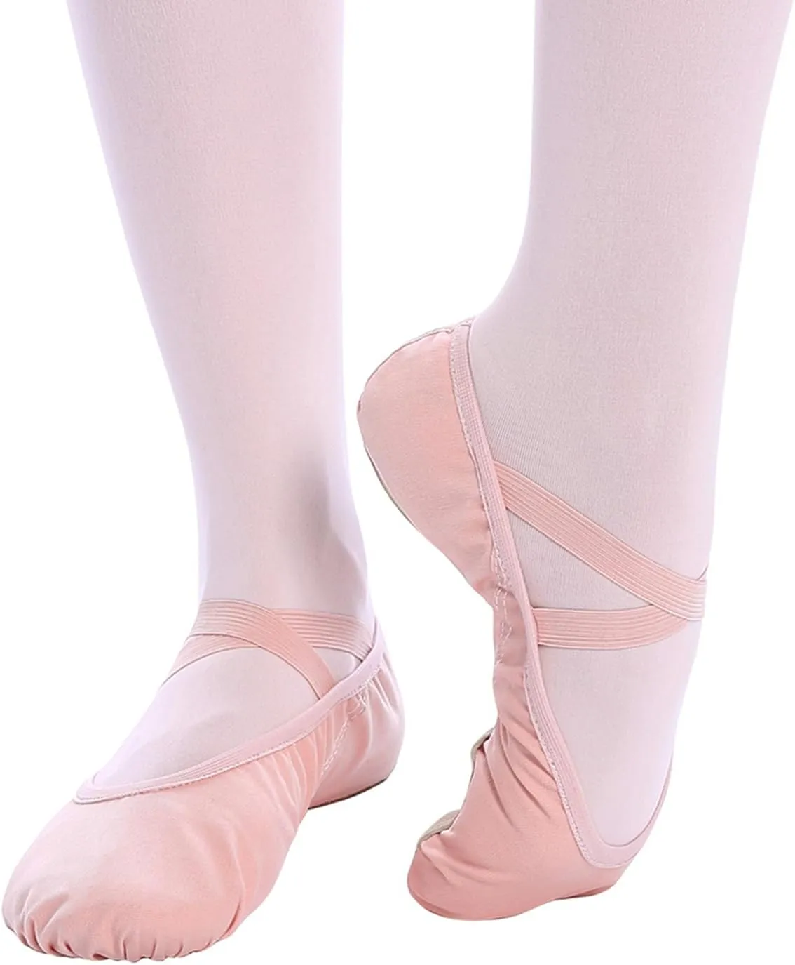 Bezioner Girls Canvas Ballet Shoes Ballet Slipper for Kids Women,Yoga Shoes for Dancing