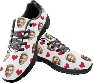 BIGCARJOB Mens Running Shoes Custom Design Sneaker Casual Walking Shoes Mesh Training Athletic Sneakers Personalized Gifts,Plus Size US 5-14 US