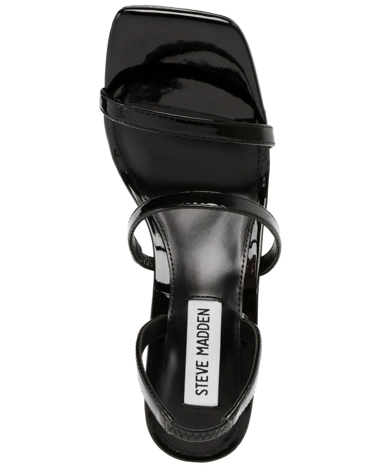 Black Heeled Gracey Steve Don't miss it Stiletto All-inclusive selection Sandals Madden Patent Slip-On Square-Toe