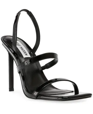 Black Heeled Gracey Steve Don't miss it Stiletto All-inclusive selection Sandals Madden Patent Slip-On Square-Toe