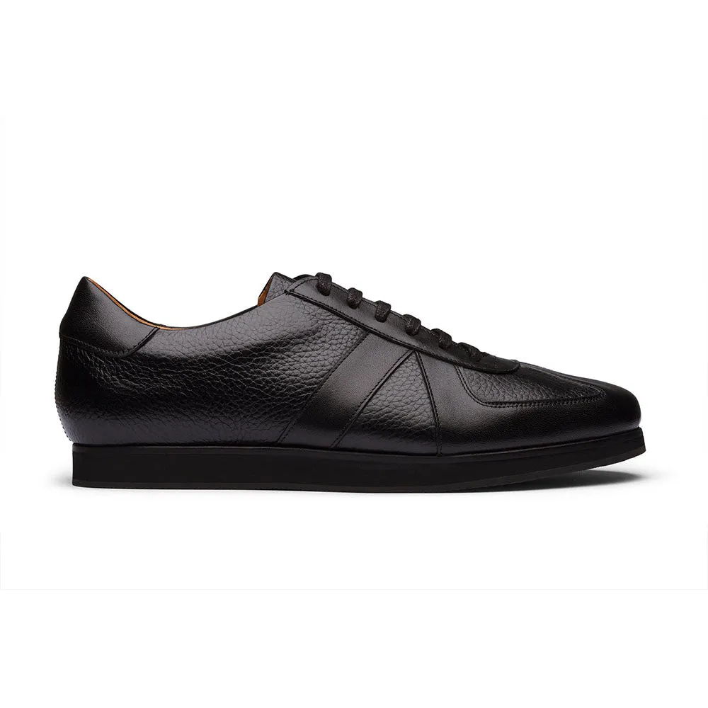 Black Italian Classic Minimal Sneaker