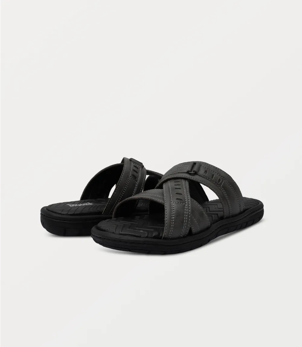 BM6901-GREY-Men Slipper