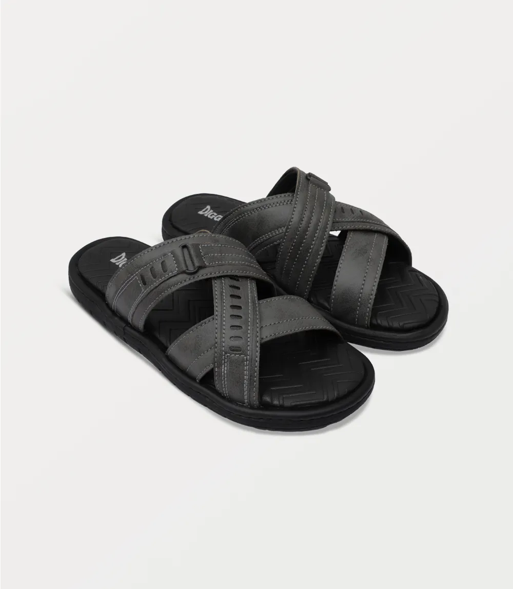BM6901-GREY-Men Slipper