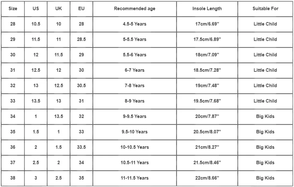 Boys School Sport Shoes Kids Lightweight Breathable Basketball Sneakers Soft Sole Outdoor Running Girls Shoes Size 8