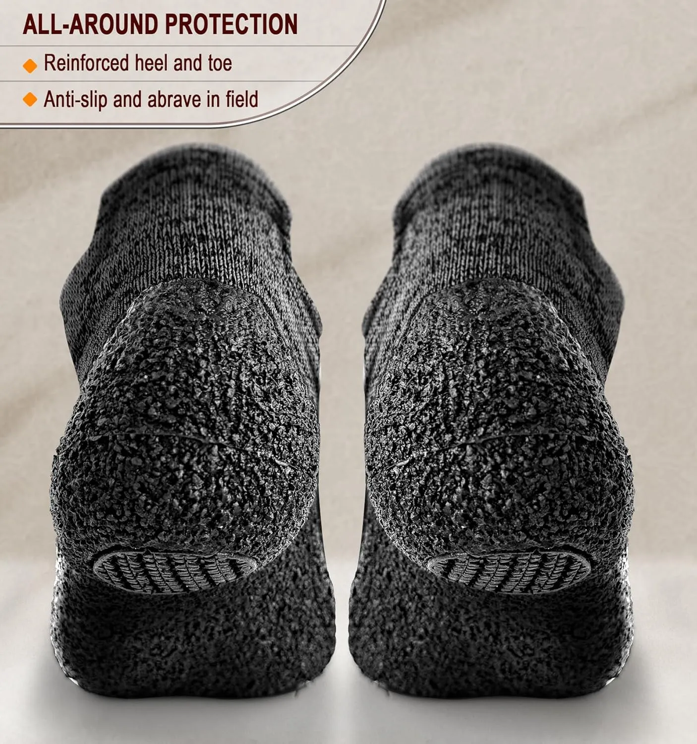 BULLIANT Men Slipper Socks,Grip Socks Hiking Water Shoes Barefoot Shoes for Outdoor Walking Exercises