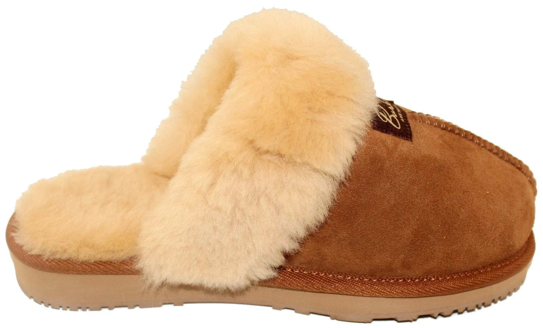 Burlee Luxury Genuine Sheepskin Unisex Warm Slipper – 100% Australian-Made, Ultra-Cozy & Comfortable
