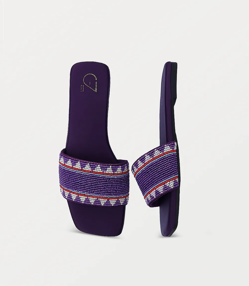 BW10318-PLUM-Women Slipper