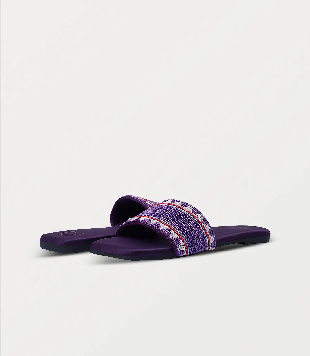 BW10318-PLUM-Women Slipper