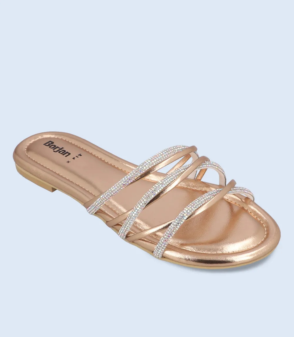 BW6619-CHAMPAGNE-Women Slipper