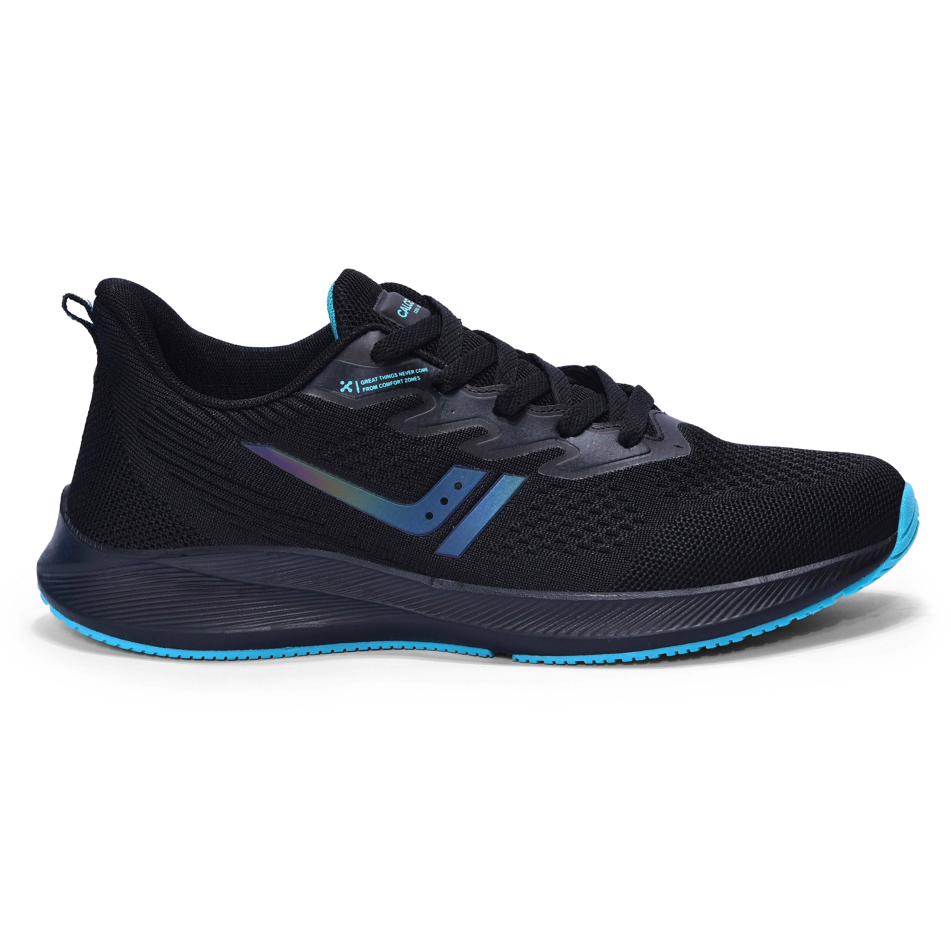 Calcetto Lightweight Casual Men'S Running Sports Shoes CLT-0964 Black Sea Green