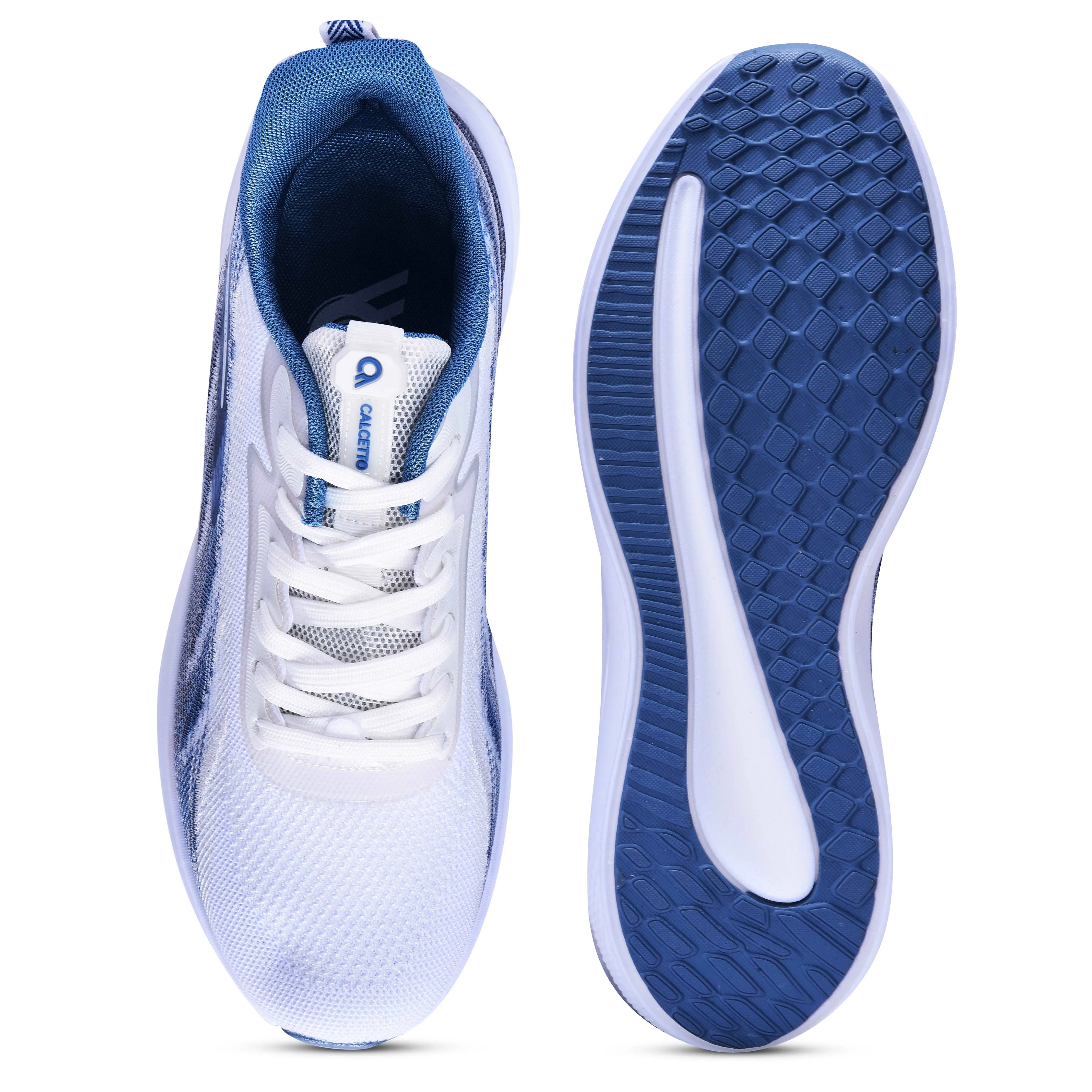 Calcetto Lightweight Casual Men'S Running Sports Shoes CLT-0989 White Blue
