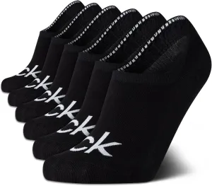 Calvin Klein Men's Liner Socks - 6 Pack Cushioned Non-Slip No Show Sneaker Loafer Socks - Ultra Low Cut Socks for Men (7-12)