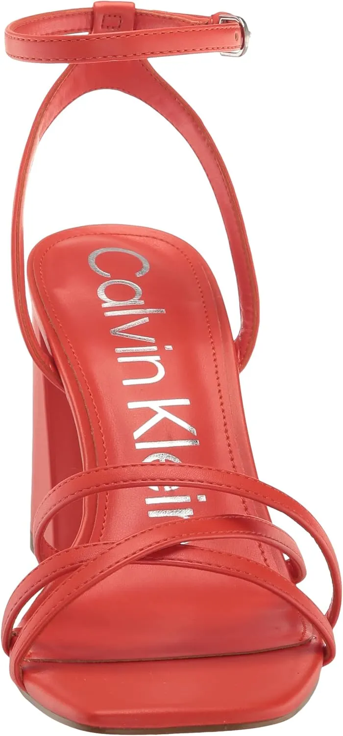 Calvin Klein Women's Qalat Heeled Sandal