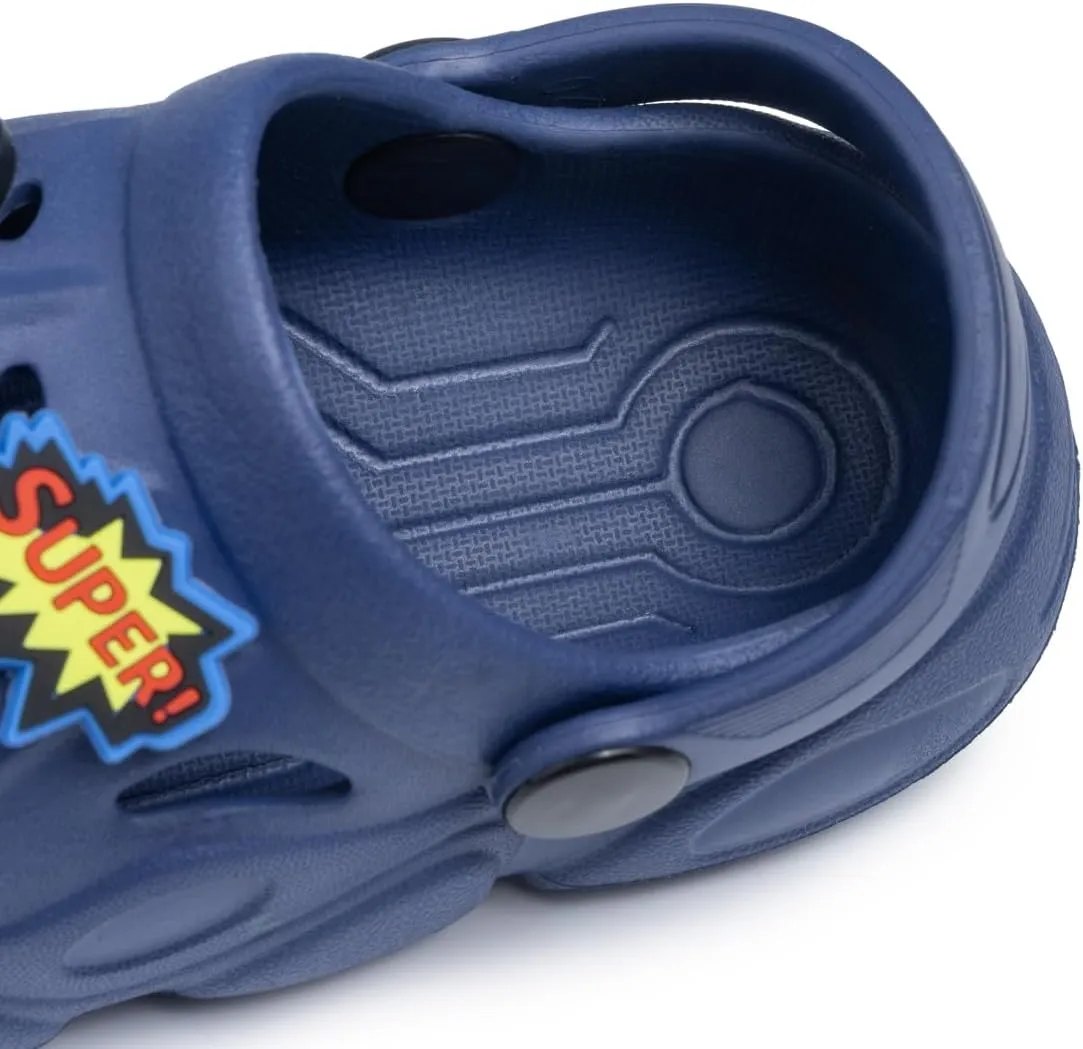 Casazoe Toddler Garden Clogs Boys Girls Cute Water Sandals Kids Slip on Beach Shoes Lightweight Indoor Outdoor Play Shoes Children Comfort Slippers Slides