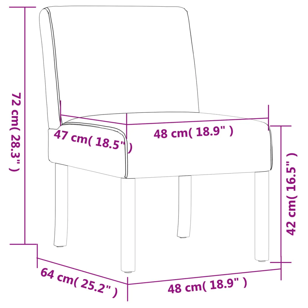Chair Accent Sofa Slipper Chair with Wood Legs for Living Room Fabric