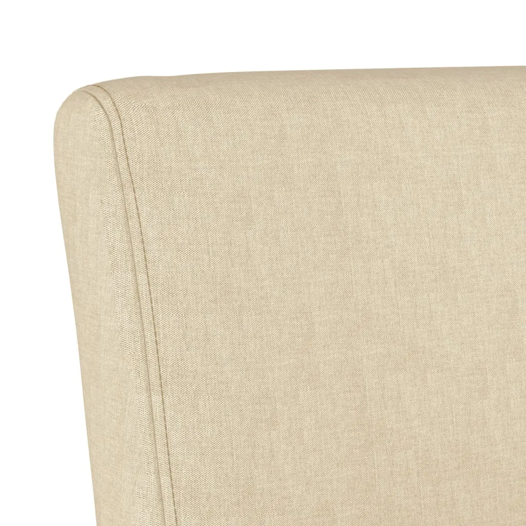 Chair Accent Sofa Slipper Chair with Wood Legs for Living Room Fabric