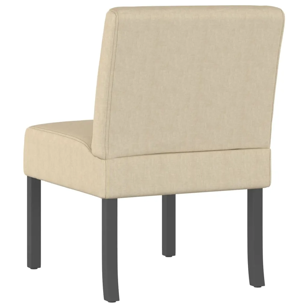 Chair Accent Sofa Slipper Chair with Wood Legs for Living Room Fabric