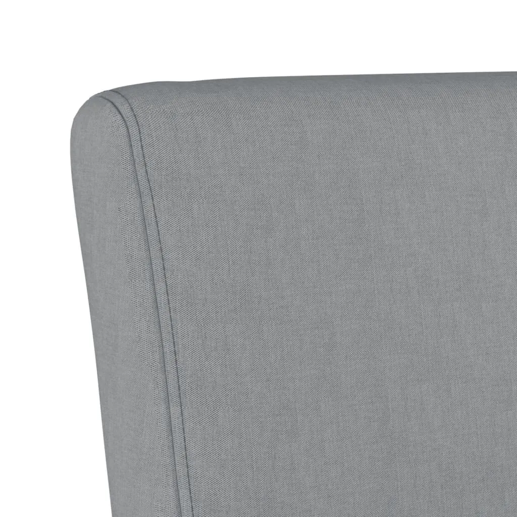 Chair Accent Sofa Slipper Chair with Wood Legs for Living Room Fabric